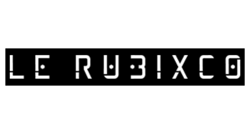 Logo du Rubixco en blanc sur noir
