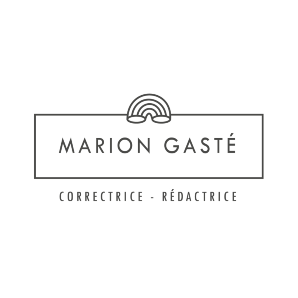 Logo de Marion Gasté - Correctrice-rédactrice - animatrice - accompagnatrice en kinésiologie